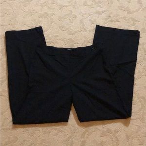 Chanel high rise wide leg wool side zip trouser